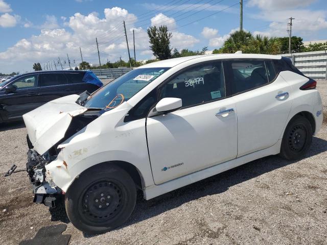 1N4AZ1CP5KC309608 - 2019 NISSAN LEAF S WHITE photo 1