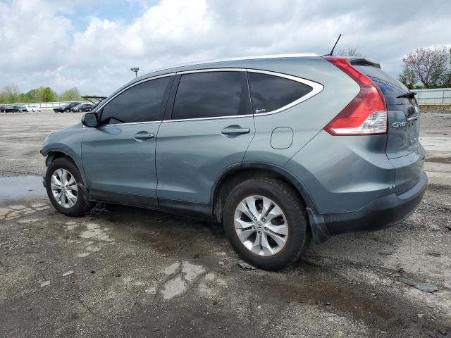 JHLRM4H73CC001847 - 2012 HONDA CR-V EXL 蓝色 照片 2
