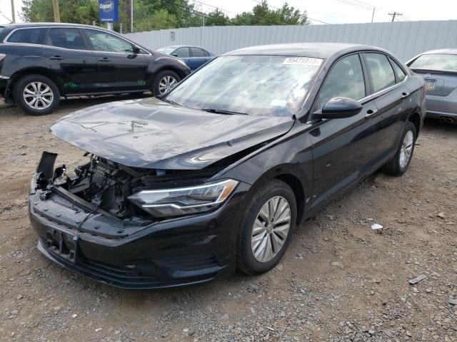 3VWC57BU3KM252037 - 2019 VOLKSWAGEN JETTA S BLACK photo 1