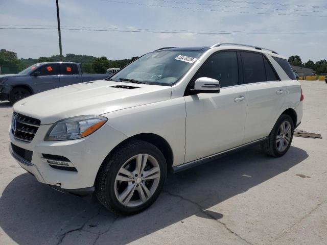 4JGDA5HB2DA163147 - 2013 MERCEDES-BENZ ML 350 4MATIC WHITE photo 1
