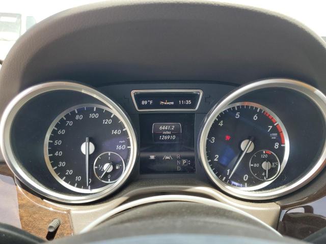 4JGDA5HB2DA163147 - 2013 MERCEDES-BENZ ML 350 4MATIC WHITE photo 9