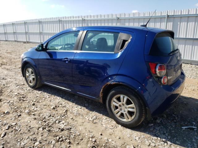 1G1JC6SB4D4113244 - 2013 CHEVROLET SONIC LT BLUE photo 2