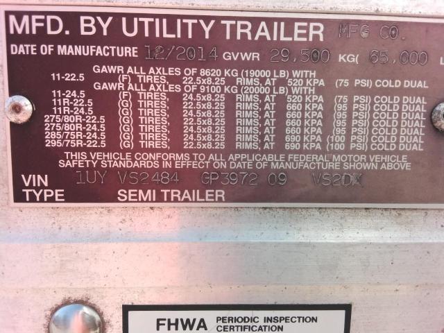 1UYVS2484GP397209 - 2016 UTILITY TRAILER WHITE photo 10