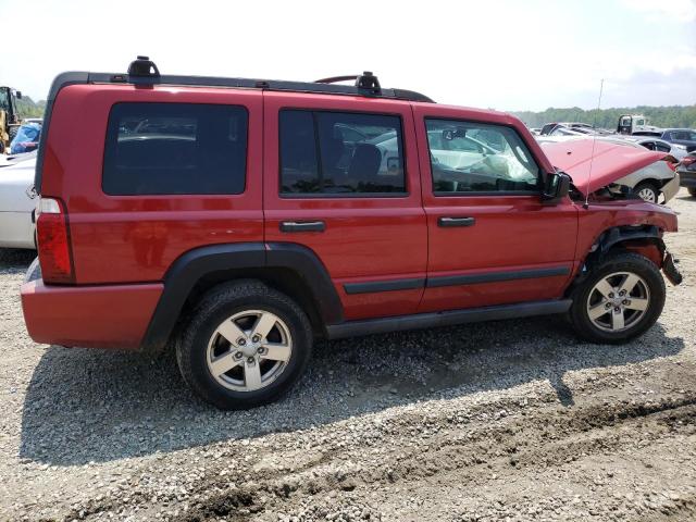 1J8HH48K06C253988 - 2006 JEEP COMMANDER RED photo 3