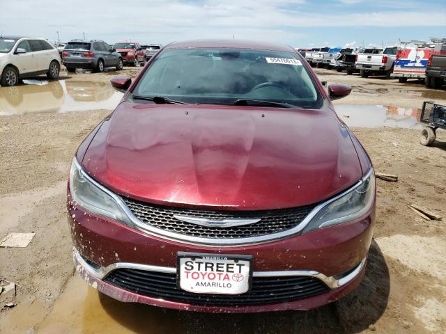 1C3CCCAB8GN144533 - 2016 CHRYSLER 200 LIMITED RED photo 5