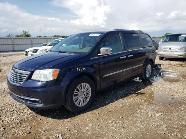 2C4RC1CG7ER239507 - 2014 CHRYSLER TOWN & COU TOURING L BLUE photo 1