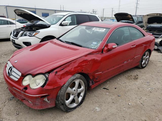 WDBTJ65J45F163543 - 2005 MERCEDES-BENZ CLK-CLASS 320C RED photo 1