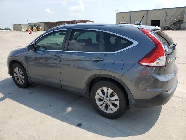 2HKRM3H76EH565586 - 2014 HONDA CR-V EXL GRAY photo 2