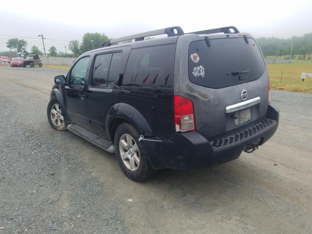 5N1AR1NBXBC631894 - 2011 NISSAN PATHFINDER S BLACK photo 2
