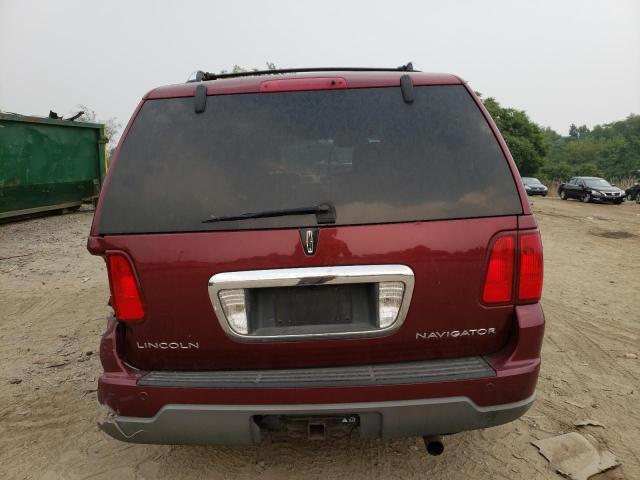 5LMFU28R24LJ12941 - 2004 LINCOLN NAVIGATOR ბურგუნდია ფოტო 6