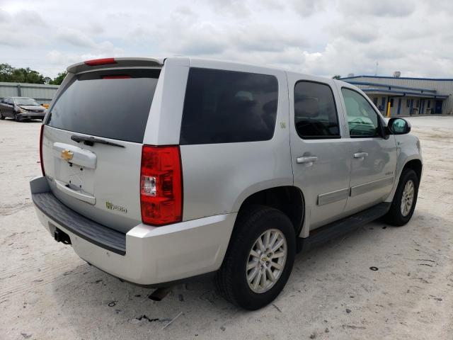 1GNUKDDJ3AR255963 - 2010 CHEVROLET TAHOE HYBRID SILVER photo 3