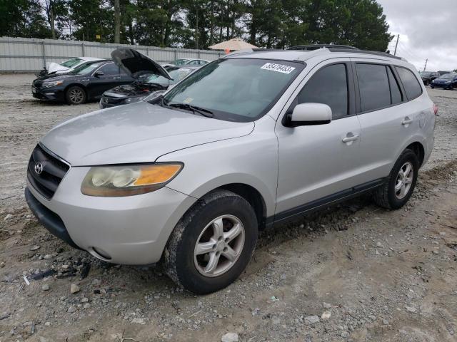 5NMSG13D07H011714 - 2007 HYUNDAI SANTA FE GLS SILVER photo 1