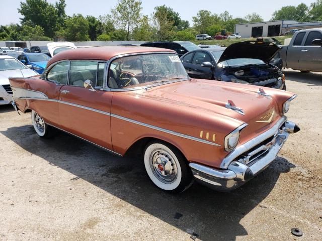 VC57A119463 - 1957 CHEVROLET BEL AIR ORANGE photo 4