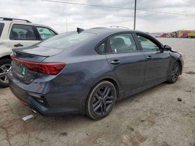 3KPF34AD8ME340553 - 2021 KIA FORTE GT LINE GRAY photo 3