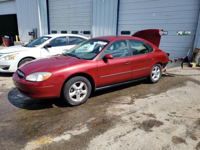 1FAFP53U6YA241476 - 2000 FORD TAURUS SE BURGUNDY photo 1