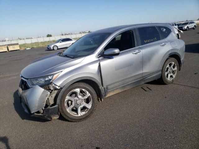 7FARW2H58KE030387 - 2019 HONDA CR-V EX SILVER photo 1