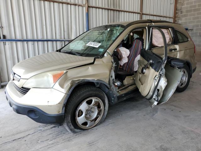 5J6RE38359L030061 - 2009 HONDA CR-V LX BEIGE photo 1