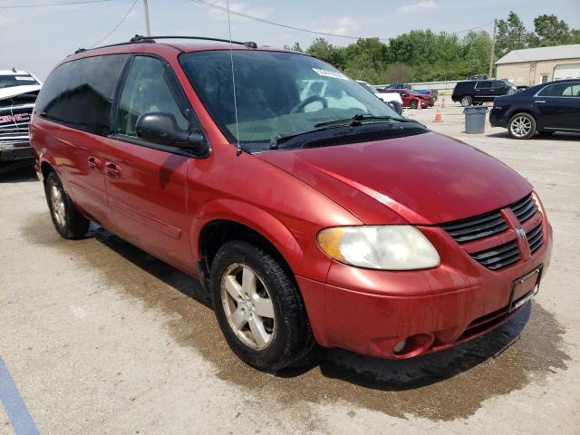 2D4GP44L65R565990 - 2005 DODGE GRAND CARA SXT BURGUNDY photo 4