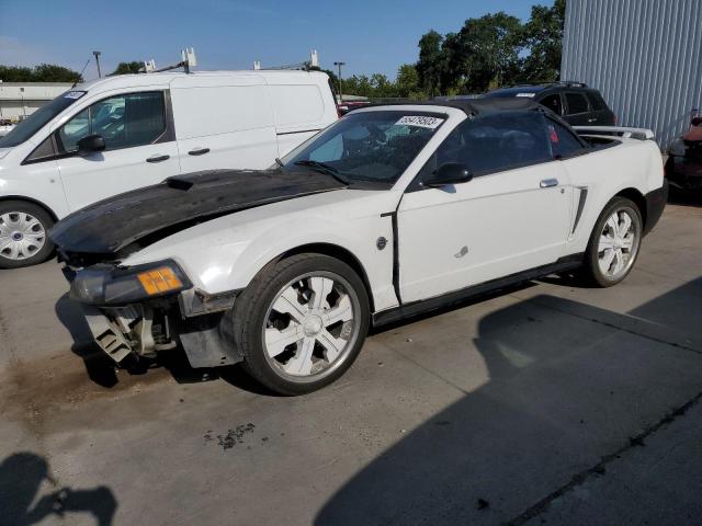 1FAFP44634F223038 - 2004 FORD MUSTANG WHITE photo 1