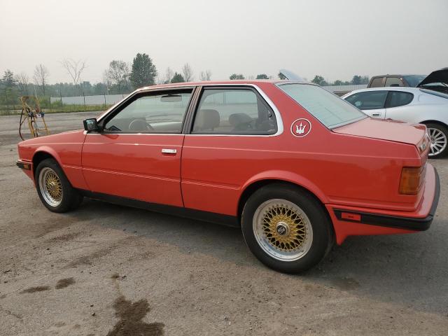 ZAMAL110XEB310020 - 1984 MASERATI BITURBO RED photo 2