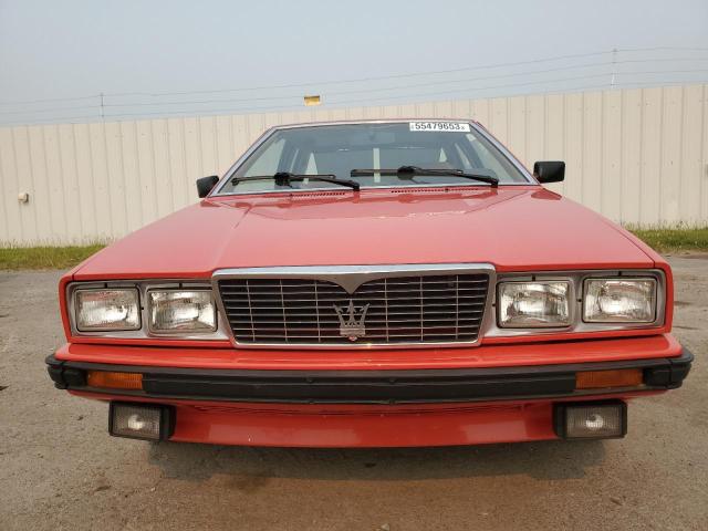 ZAMAL110XEB310020 - 1984 MASERATI BITURBO RED photo 5