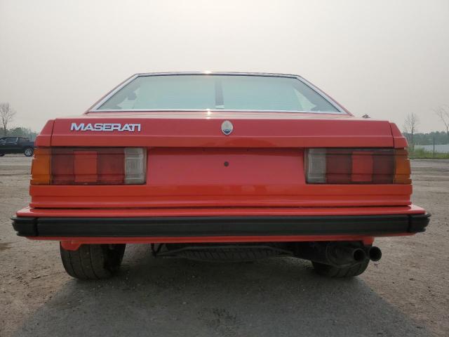 ZAMAL110XEB310020 - 1984 MASERATI BITURBO RED photo 6