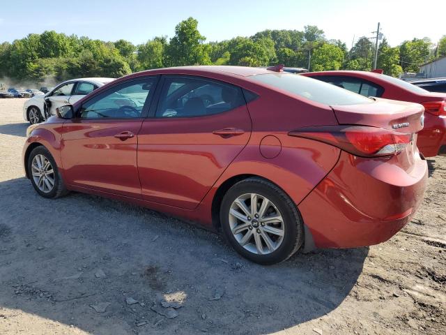 5NPDH4AE5GH682253 - 2016 HYUNDAI ELANTRA SE RED photo 2