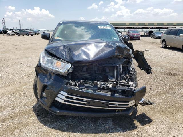 5TDKZRFH4KS572219 - 2019 TOYOTA HIGHLANDER SE BLACK photo 5