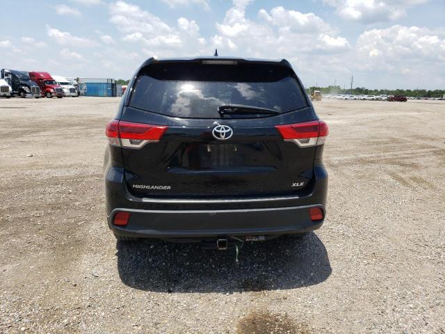 5TDKZRFH4KS572219 - 2019 TOYOTA HIGHLANDER SE BLACK photo 6