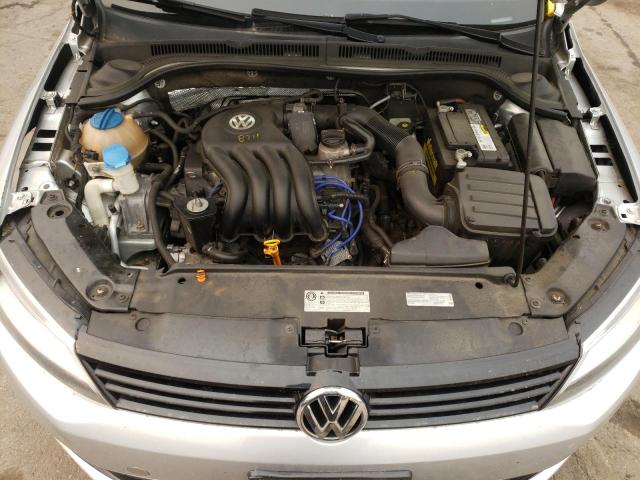 3VW2K7AJ8DM269074 - 2013 VOLKSWAGEN JETTA BASE Արծաթագույն լուսանկար 11