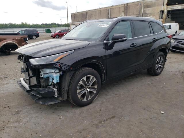 5TDGZRBH6NS220520 - 2022 TOYOTA HIGHLANDER XLE Qara foto 1