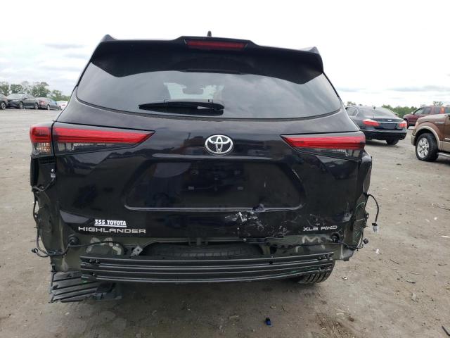 5TDGZRBH6NS220520 - 2022 TOYOTA HIGHLANDER XLE Qara foto 6