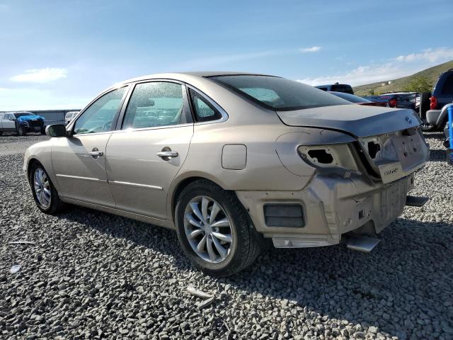 KMHFC46F06A121422 - 2006 HYUNDAI AZERA SE BEIGE photo 2