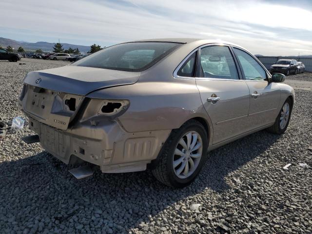 KMHFC46F06A121422 - 2006 HYUNDAI AZERA SE BEIGE photo 3