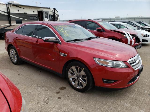 1FAHP2FWXBG161736 - 2011 FORD TAURUS LIMITED RED photo 4