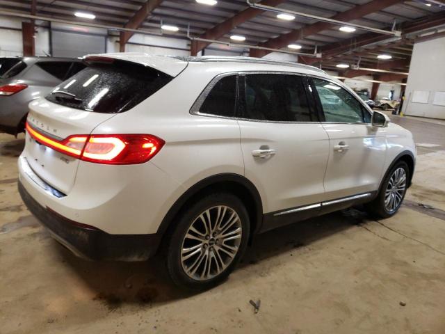 2LMTJ8LR2GBL52072 - 2016 LINCOLN MKX RESERVE თეთრი ფოტო 3