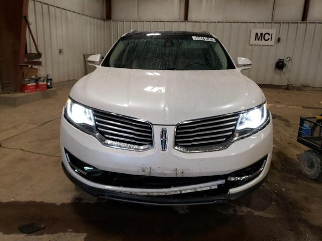 2LMTJ8LR2GBL52072 - 2016 LINCOLN MKX RESERVE თეთრი ფოტო 5