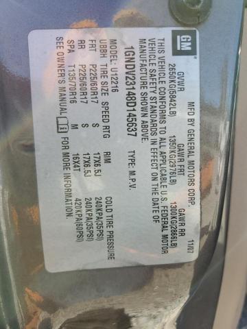 1GNDV23148D145637 - 2008 CHEVROLET UPLANDER LS BROWN photo 13