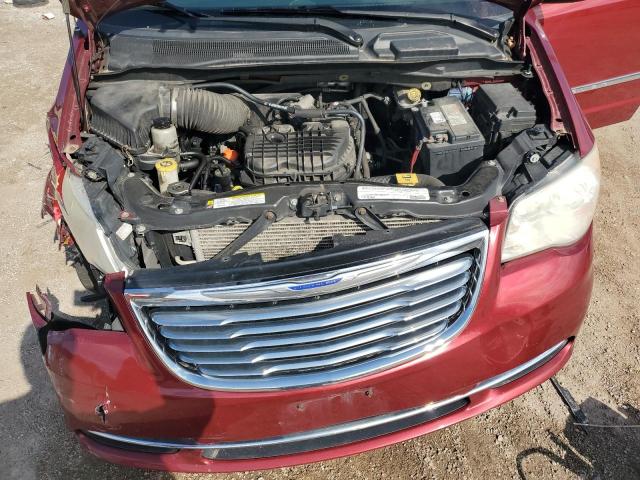 2A4RR8DG0BR712692 - 2011 CHRYSLER TOWN & COU TOURING L RED photo 12
