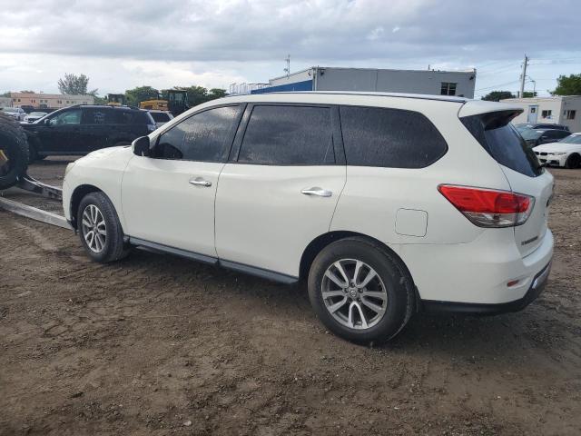 5N1AR2MNXEC601185 - 2014 NISSAN PATHFINDER S WHITE photo 2