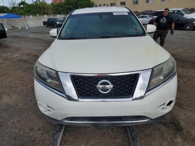 5N1AR2MNXEC601185 - 2014 NISSAN PATHFINDER S WHITE photo 5