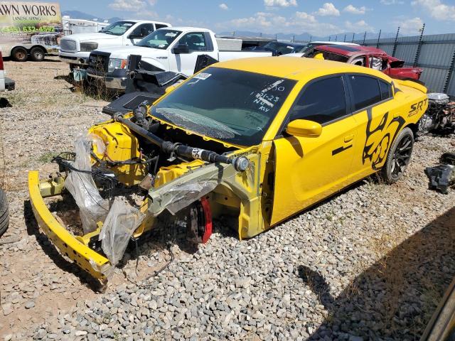 2C3CDXL98HH517966 - 2017 DODGE CHARGER SRT HELLCAT YELLOW photo 1