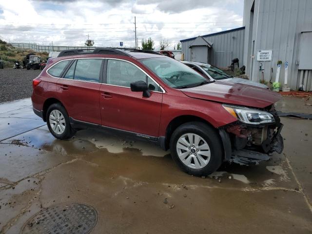 4S4BSAAC7H3426968 - 2017 SUBARU OUTBACK 2.5I RED photo 4