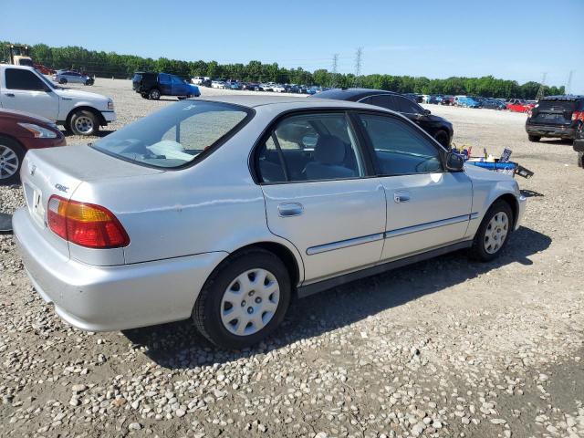 2HGEJ6611YH569745 - 2000 HONDA CIVIC BASE GRAY photo 3