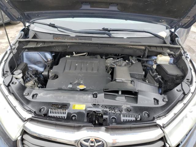 5TDJKRFH4FS194876 - 2015 TOYOTA HIGHLANDER XLE BLUE photo 12