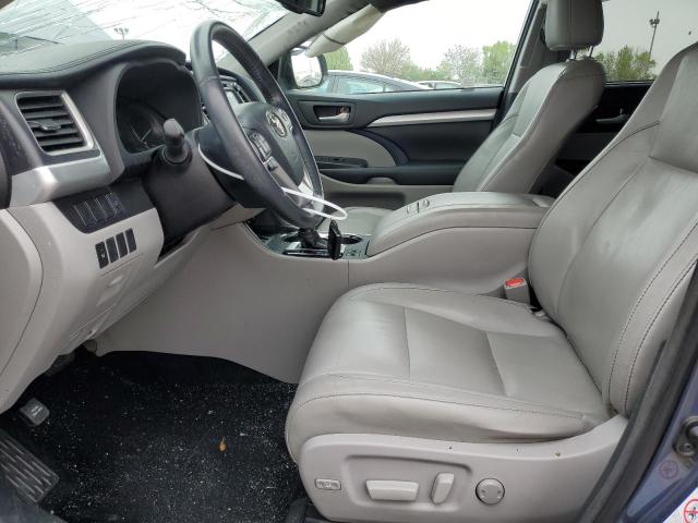 5TDJKRFH4FS194876 - 2015 TOYOTA HIGHLANDER XLE BLUE photo 7