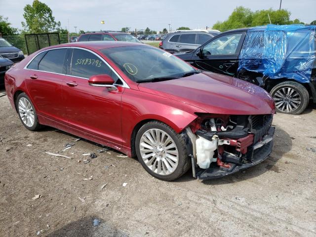 3LN6L2JK3ER814577 - 2014 LINCOLN MKZ RED photo 4