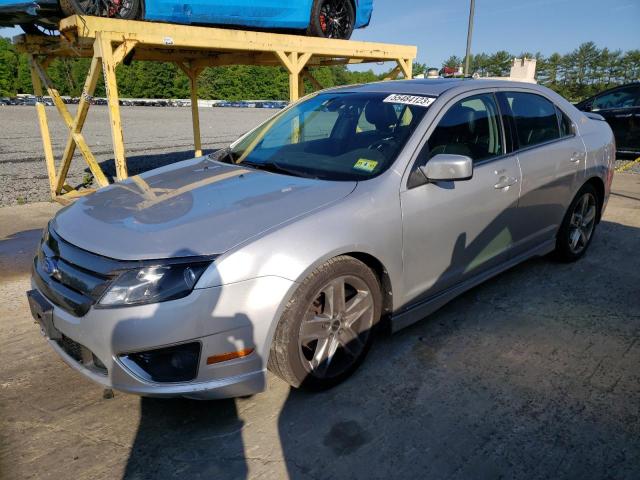 3FAHP0KC3BR254655 - 2011 FORD FUSION SPORT SILVER photo 1