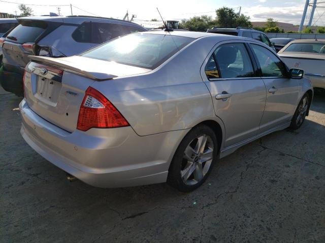 3FAHP0KC3BR254655 - 2011 FORD FUSION SPORT SILVER photo 3