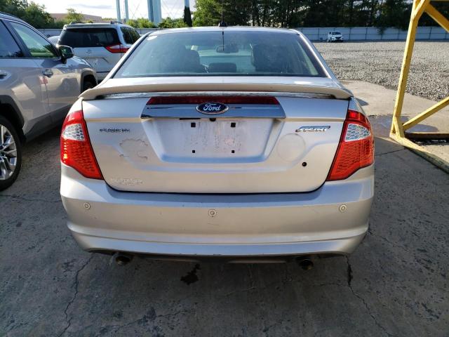 3FAHP0KC3BR254655 - 2011 FORD FUSION SPORT SILVER photo 6